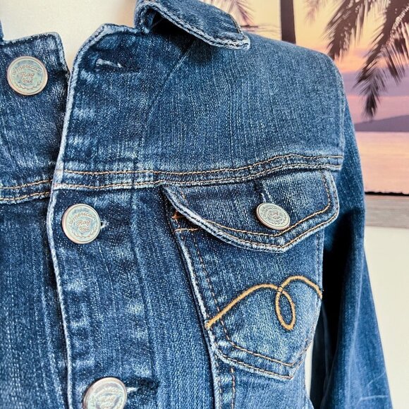 Women's American Rag Blue Denim Jacket | Button Up | Medium Wash | Size Medium - Picture 5 of 7